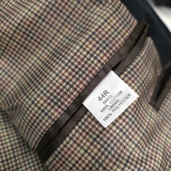 Saddlebread Men's Black Cordury Sports Coat Sz 44R - Picture 5 of 9